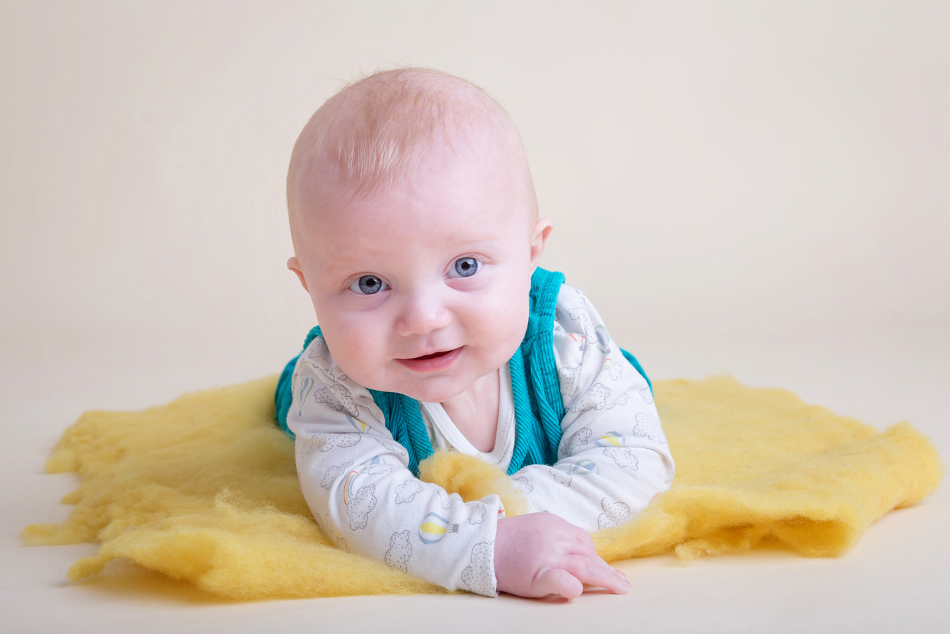 Studio portrait of baby